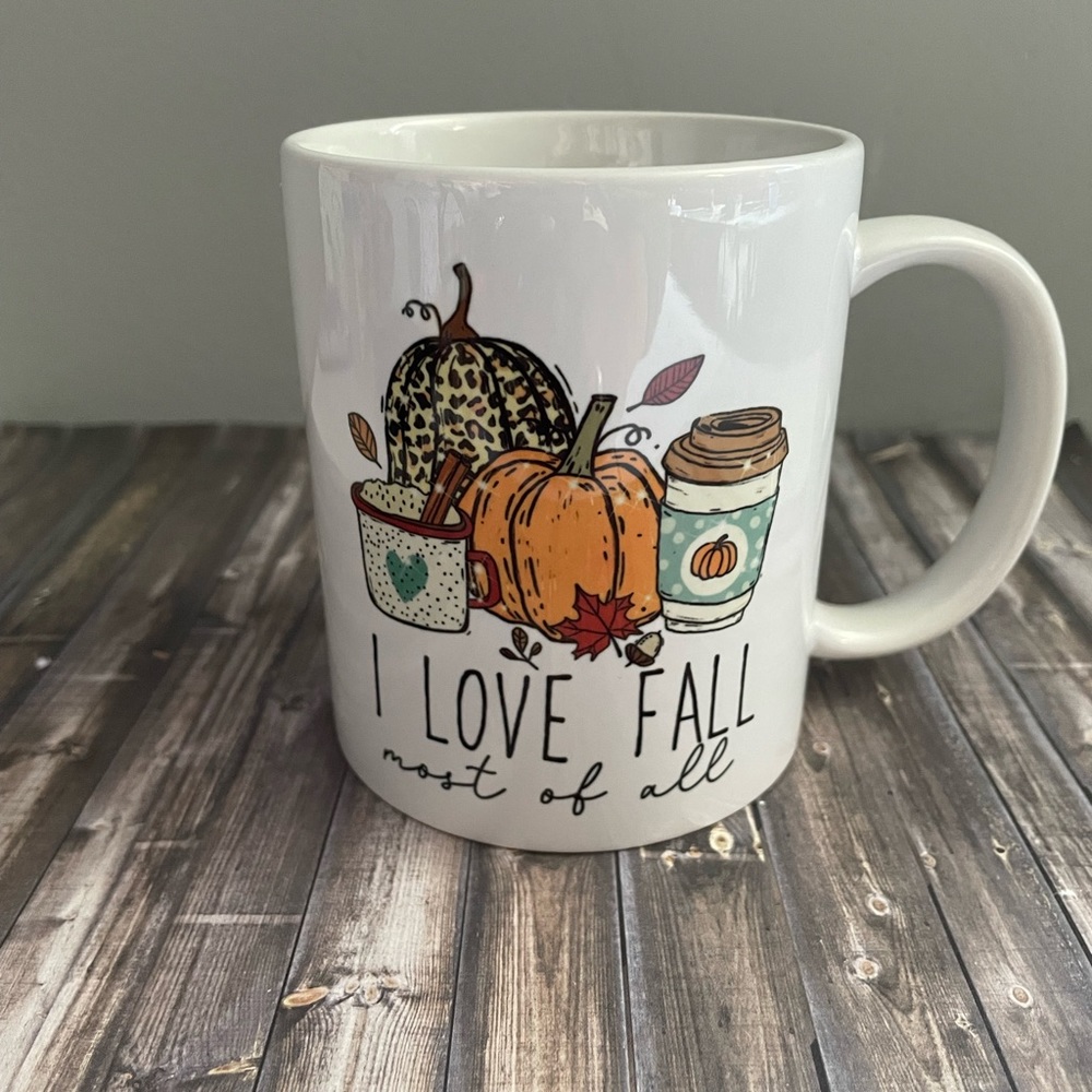 I Love Fall Coffee Mug - Picture 5 of 5